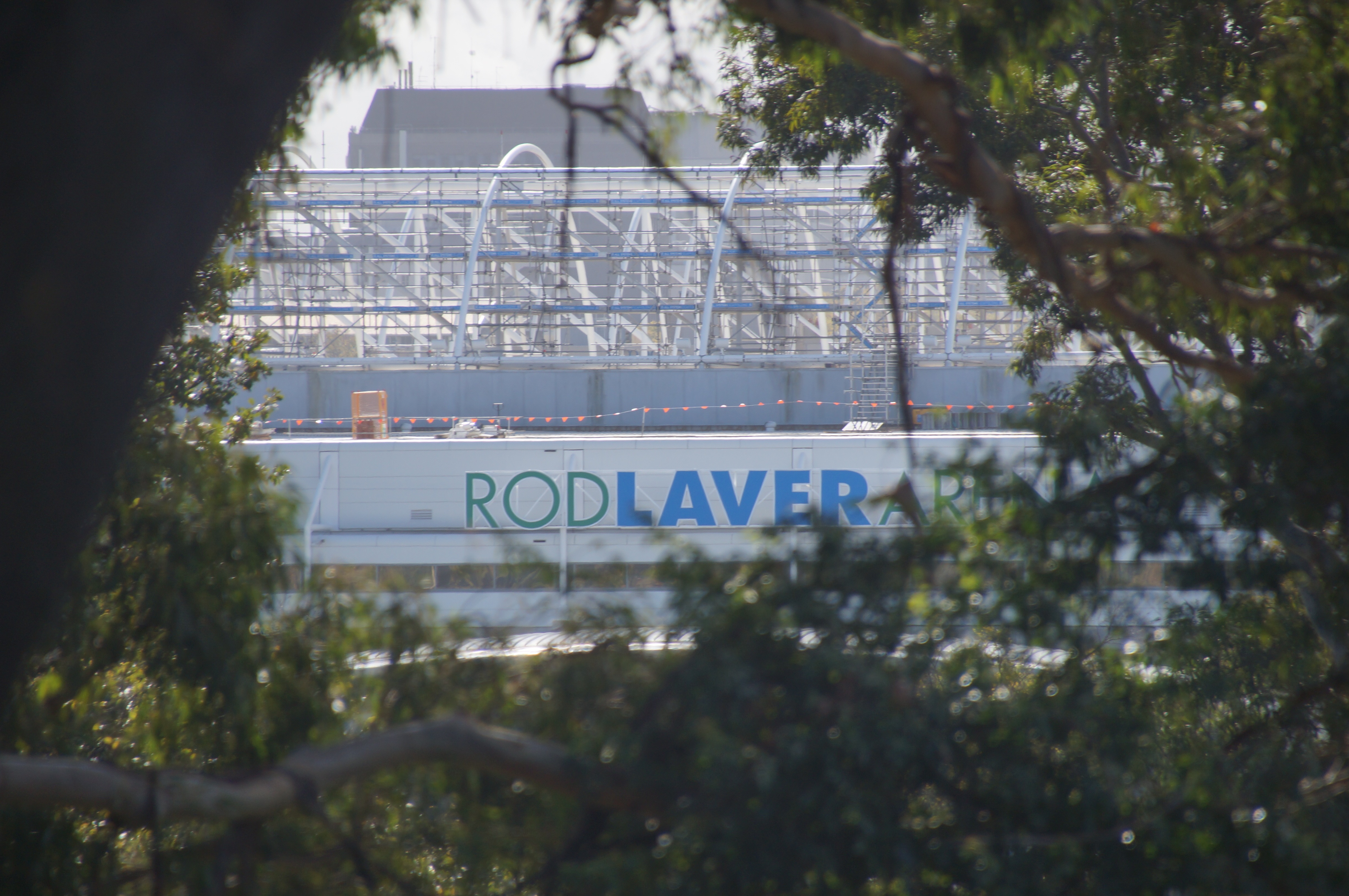 Rod Laver Arena im Umbau