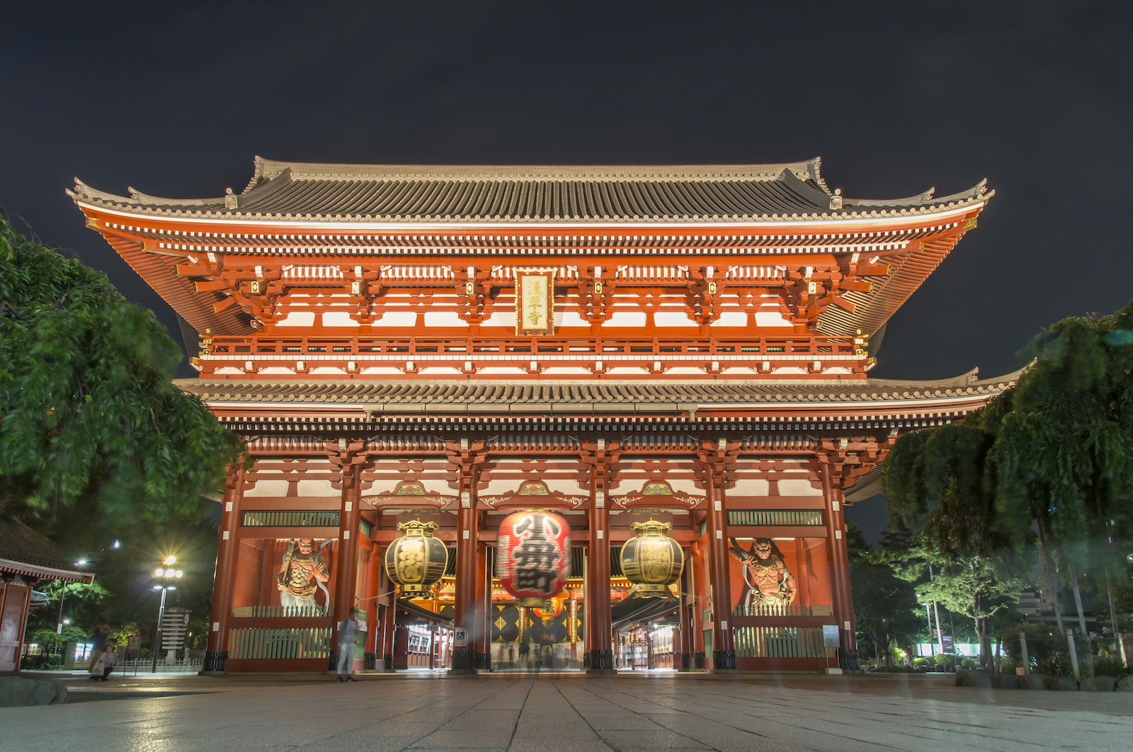 Sensoji Tempel bei Nacht