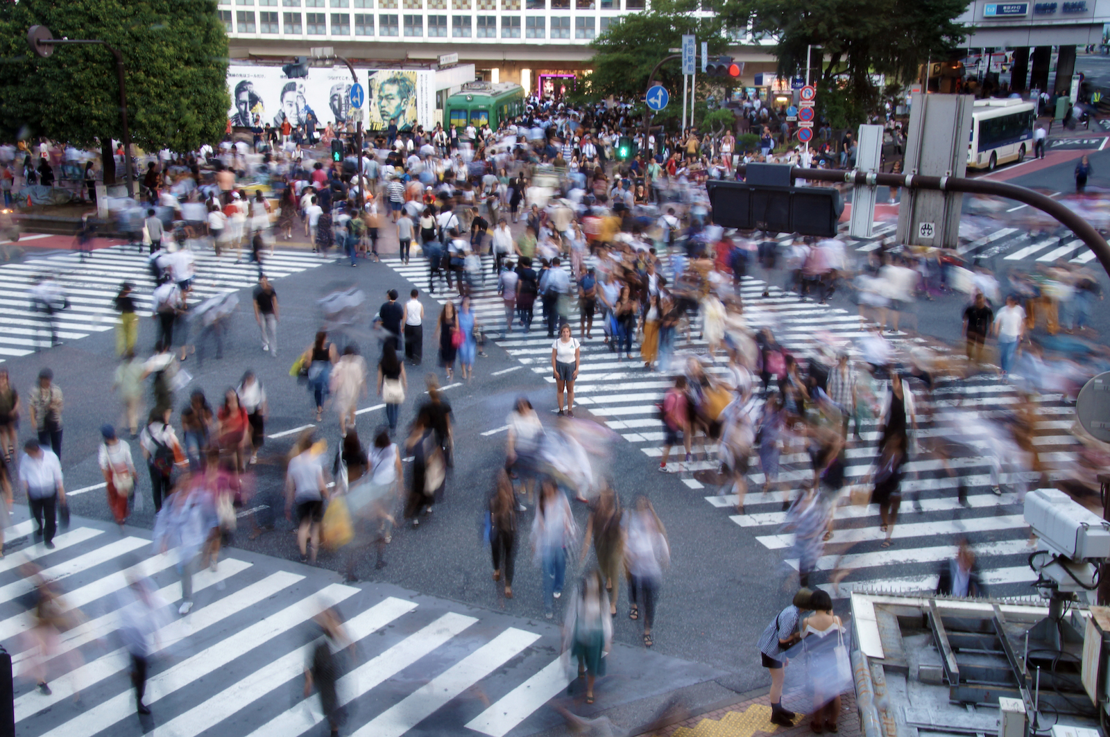 Shibuya Crossing bei Tag