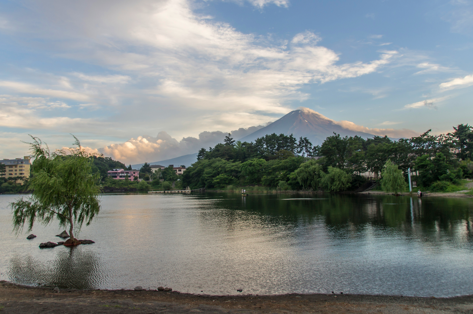 Mt. Fuji im Abendlicht