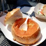 Suppe im Brot