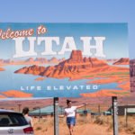 Strassenschild Utah
