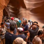 Menschenauflauf Antelope Canyon