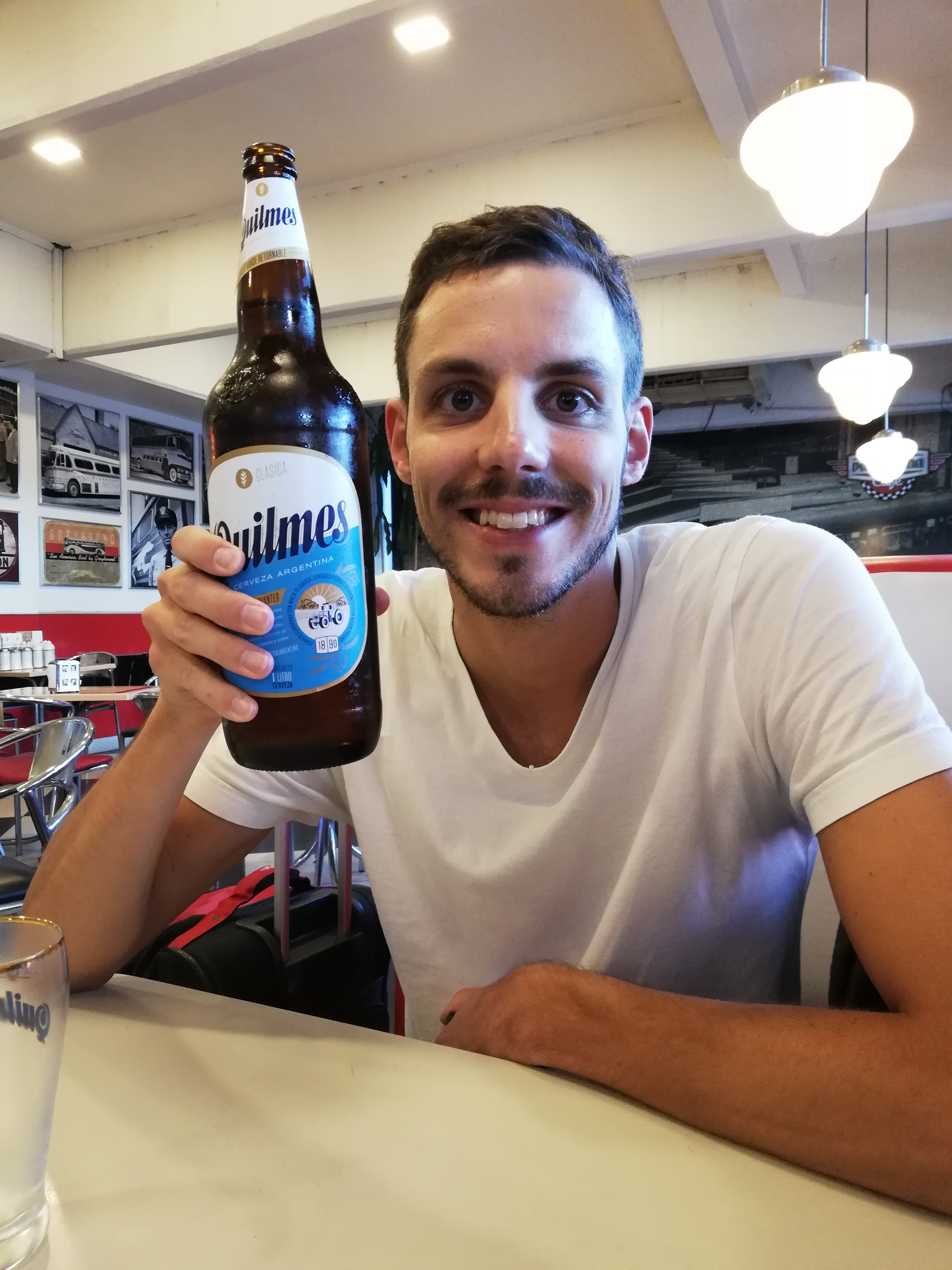 1 Liter Flasche Bier